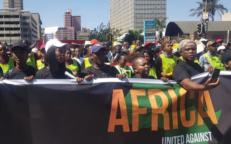 PEOPLE MARCH AGAINST XENOPHOBIA